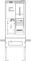 Zähleranschlusssäule ZAS175MF9