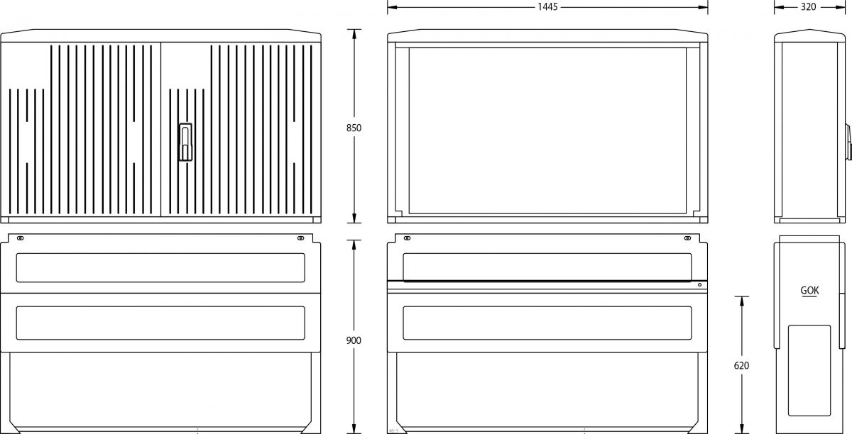 Normschrank IP44 A130-850