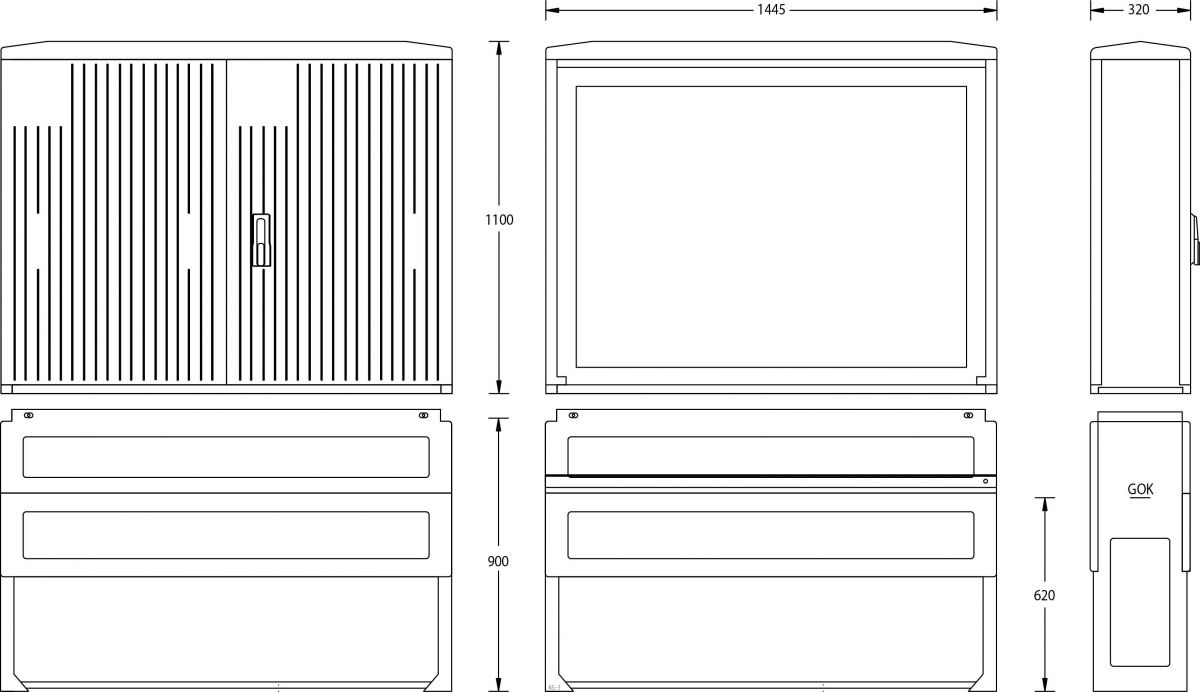 Normschrank IP44 A130-1100