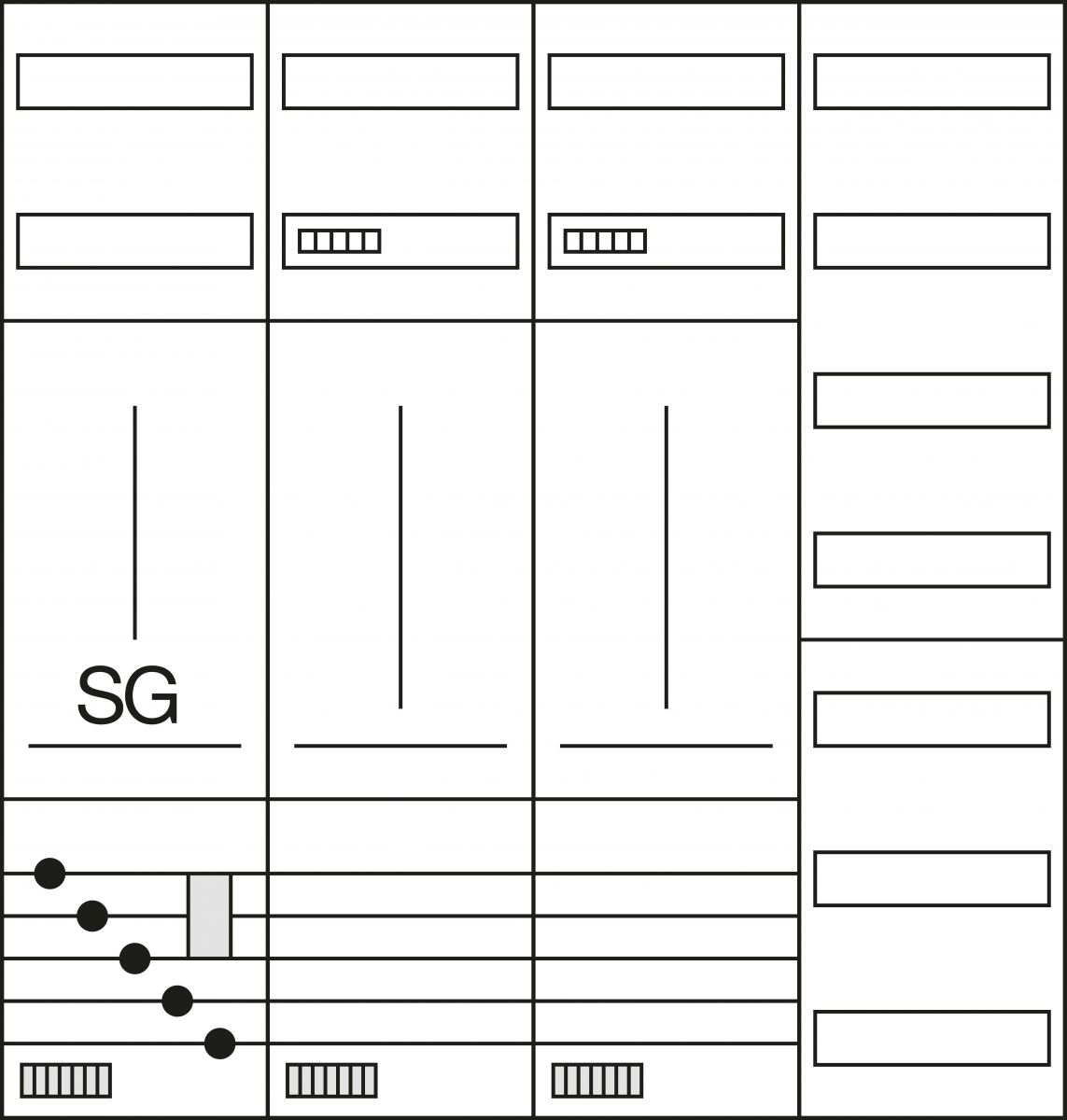 Komplettschrank, univers Z ZB341X29N Komplettschrank, univers Z ZB341X29N