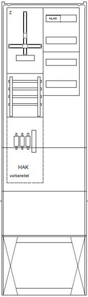 Zähleranschlusssäule 09.00.1P11HSAV4 Zähleranschlusssäule 09.00.1P11HSAV4