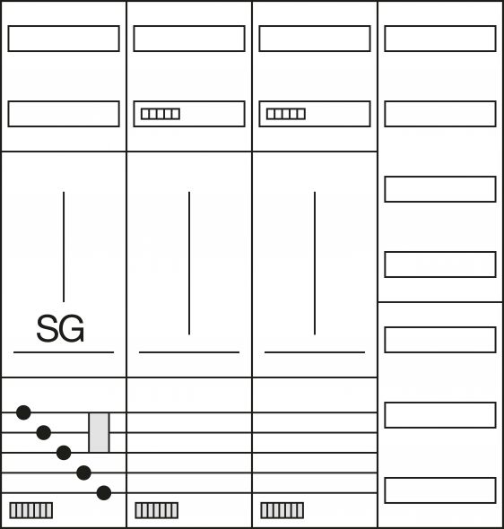 Komplettschrank, univers Z ZB341X29N Komplettschrank, univers Z ZB341X29N