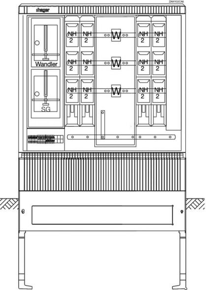 Wandlermessschrank ZAW102CA6 Wandlermessschrank ZAW102CA6
