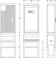 Normschrank IP44 A070-M-1100