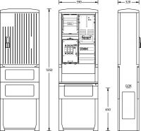 Zähleranschlusssäule ZASS1S ESWE Wiesbad.