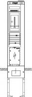 Zähleranschlusssäule ZAS202CK9