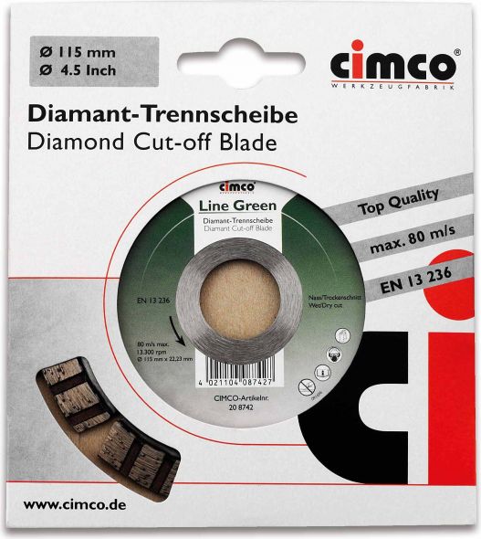 Diamanttrennscheibe 20 8744 Diamanttrennscheibe 20 8744