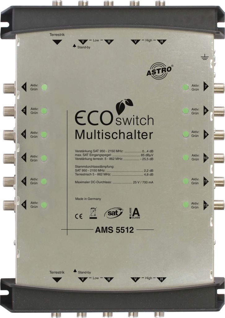 Profi-Multischalter Kaskadenbasisgerät AMS5512ECO 