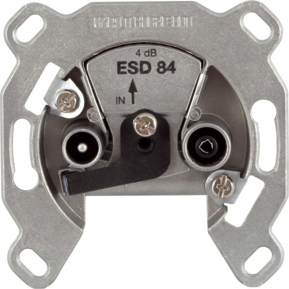 BK-Steckdose 2fach ESD 84 BK-Steckdose 2fach ESD 84
