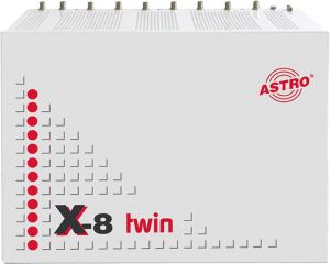 X-8 Basis twin mit bis zu 8 SAT-Eingängen