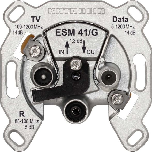 BK-Modem-Steckdose 3fach ESM 41/G