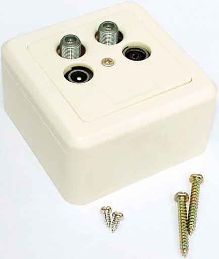Twin SAT-Antennendose BKV 19 Twin SAT-Antennendose BKV 19