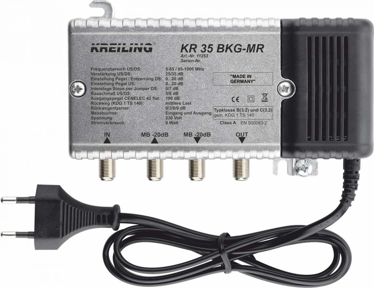 BK-Verstärker 35dB KR 35 BKG-MR BK-Verstärker 35dB KR 35 BKG-MR