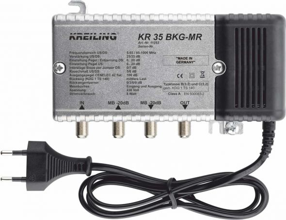 BK-Verstärker 35dB KR 35 BKG-MR BK-Verstärker 35dB KR 35 BKG-MR