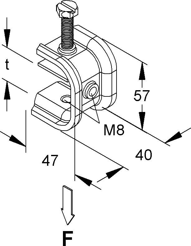 Profilklemme PKS 10-40 F