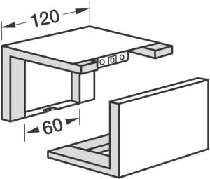 Längenanpaßstück L 6810 reinweiß