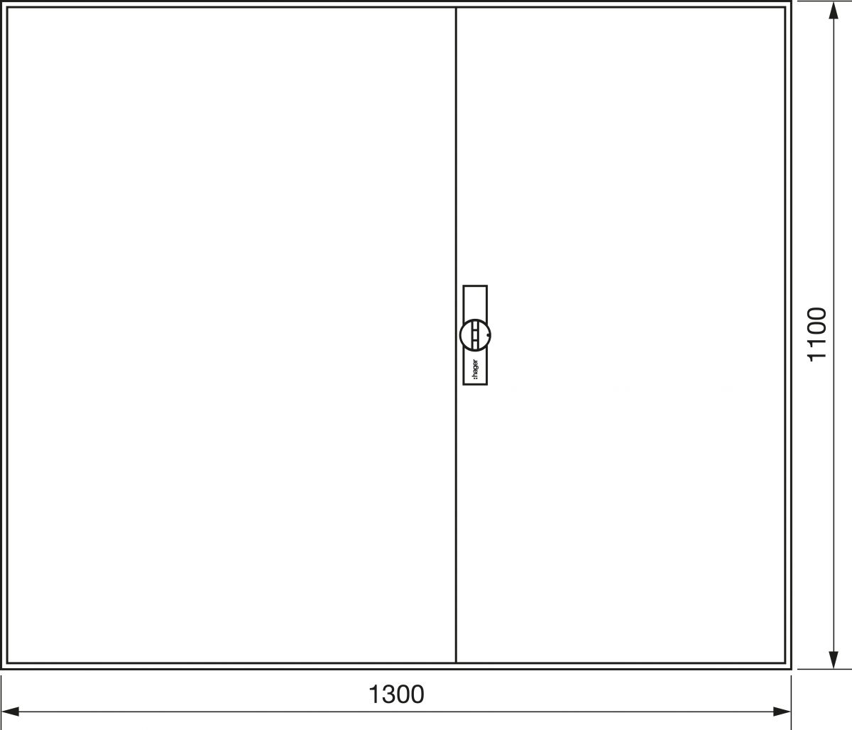 Zählerschrank universZ ZB35ES 1100x1300x160 IP44 Zählerschrank universZ ZB35ES 1100x1300x160 IP44