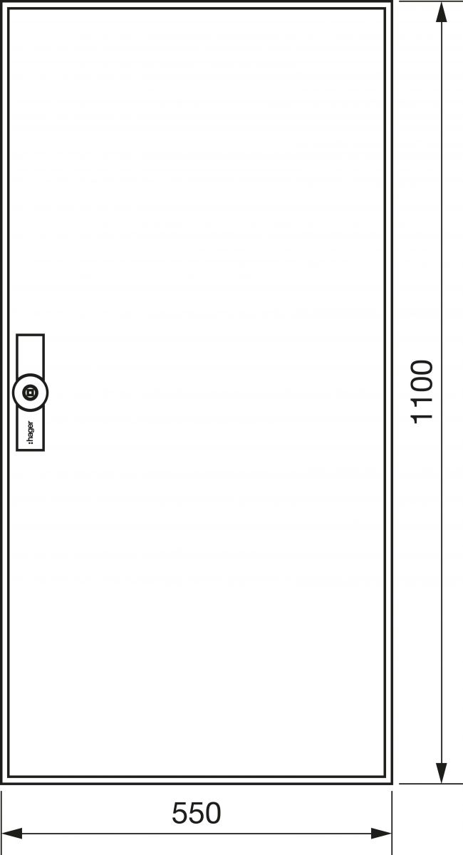 Zählerschrank universZ ZB32W 1100x550x205 IP54 Zählerschrank universZ ZB32W 1100x550x205 IP54