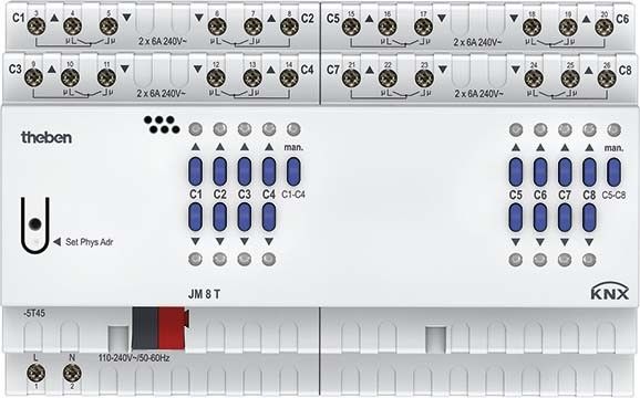 Jalousieaktor JM 8 T KNX Jalousieaktor JM 8 T KNX