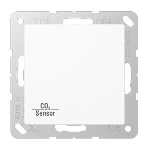 KNX CO2-Sensor RT-Regler CO2 A 2178 BF WW alpinweiß gl.