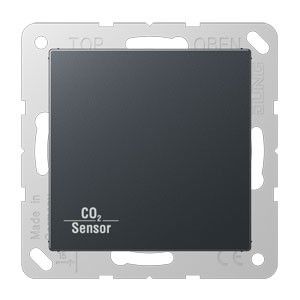 KNX CO2-Sensor RT-Regler CO2 A 2178 BF ANM anthrazit KNX CO2-Sensor RT-Regler CO2 A 2178 BF ANM anthrazit
