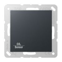 KNX CO2-Sensor RT-Regler CO2 A 2178 BF ANM anthrazit