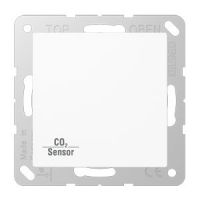 KNX CO2-Sensor RT-Regler CO2 A 2178 BF WW alpinweiß gl.