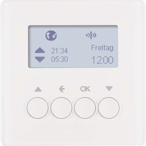 KNX-Funk Jalousieschaltuhr 85745129 KNX-Funk Jalousieschaltuhr 85745129