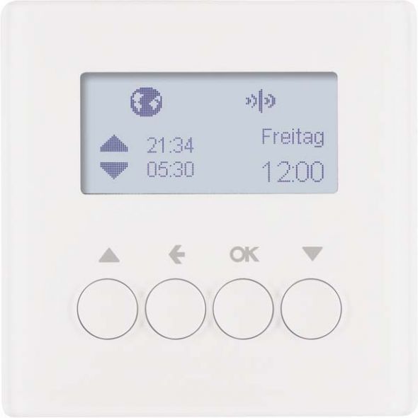 KNX-Funk Jalousieschaltuhr 85745129 KNX-Funk Jalousieschaltuhr 85745129