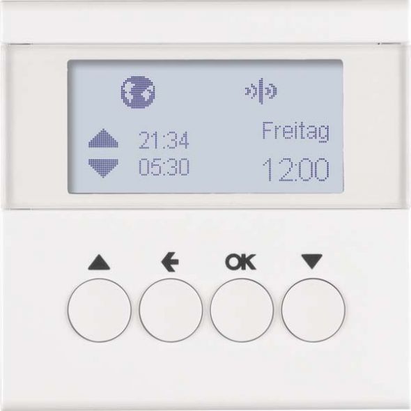 KNX-Funk Jalousieschaltuhr 85745189 KNX-Funk Jalousieschaltuhr 85745189