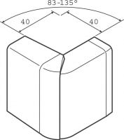 Außeneck VDI SL 200553D2 Buche