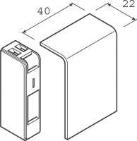 Endstück SL 200556D2 Buche