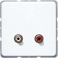 Multimediadose Cinch Audio MA CD 1021 WW alpinweiß