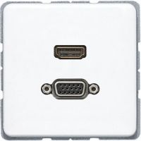 Multimediadose HDMI/VGA MA CD 1173 WW alpinweiß