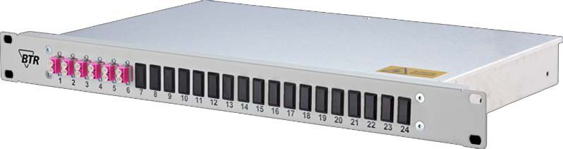 Spleissbox bestückt OpDATfix 6LC-D OM4 Spleissbox bestückt OpDATfix 6LC-D OM4