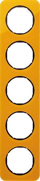 Rahmen 5-fach 10152334 orange/schwarz glänzend Rahmen 5-fach 10152334 orange/schwarz glänzend