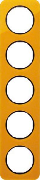 Rahmen 5-fach 10152334 orange/schwarz glänzend Rahmen 5-fach 10152334 orange/schwarz glänzend