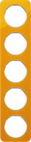Rahmen 5-fach 10152339 orange/polarweiß glänzend