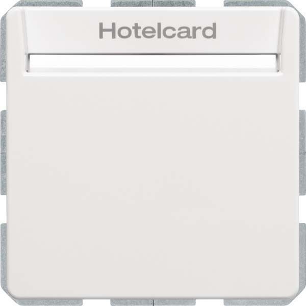 Relais-Schalter Hotelcard 16406099 polarweiß samt Relais-Schalter Hotelcard 16406099 polarweiß samt