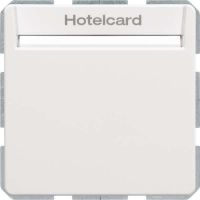 Relais-Schalter Hotelcard 16406099 polarweiß samt