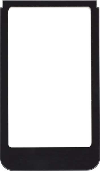 Rahmen abgerundet sw Glas 13202116 Rahmen abgerundet sw Glas 13202116