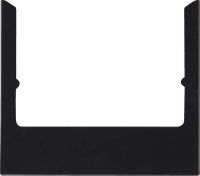 Rahmen eckig sw Glas 13196616