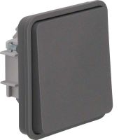 Kreuzschaltereinsatz 6130773515 grau matt