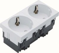 Schuko-Steckdose ESR233 ws