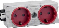 Steckdose 2-fach rt GS2000 vrt