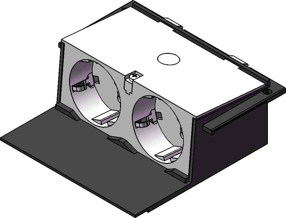 Gerätebecher S(594) Schuko GBES2 rws