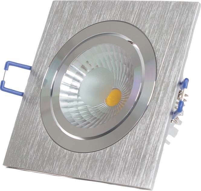 LED-Einbaustrahler alu-geb 53567