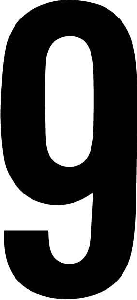 Ziffer sw 100mm 99222.003.9