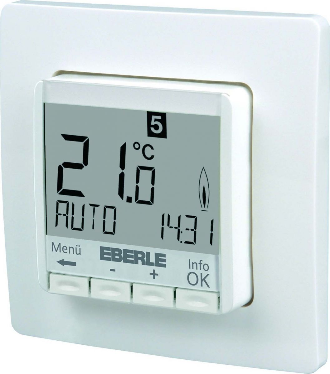UP-Uhrenthermostat FIT 3 Rw / weiß UP-Uhrenthermostat FIT 3 Rw / weiß