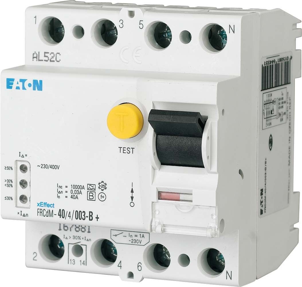 FI-Schutzschalter 167893 FRCDM 4-polig 40A 30mA Typ B FI-Schutzschalter 167893 FRCDM 4-polig 40A 30mA Typ B